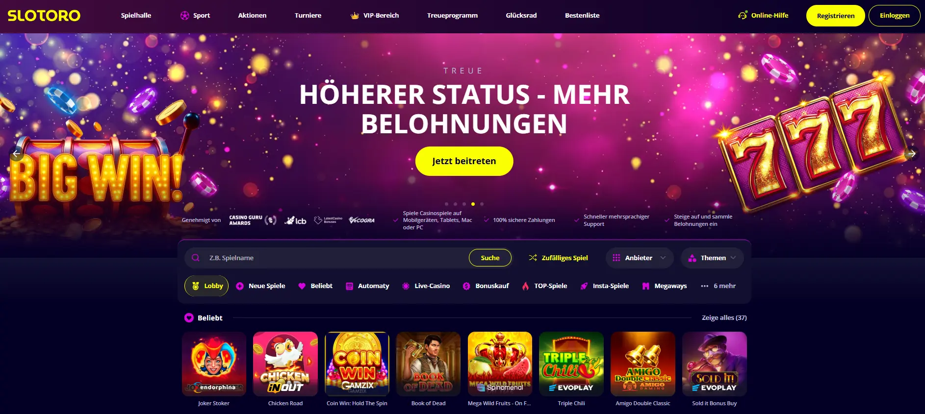 Slotoro casino